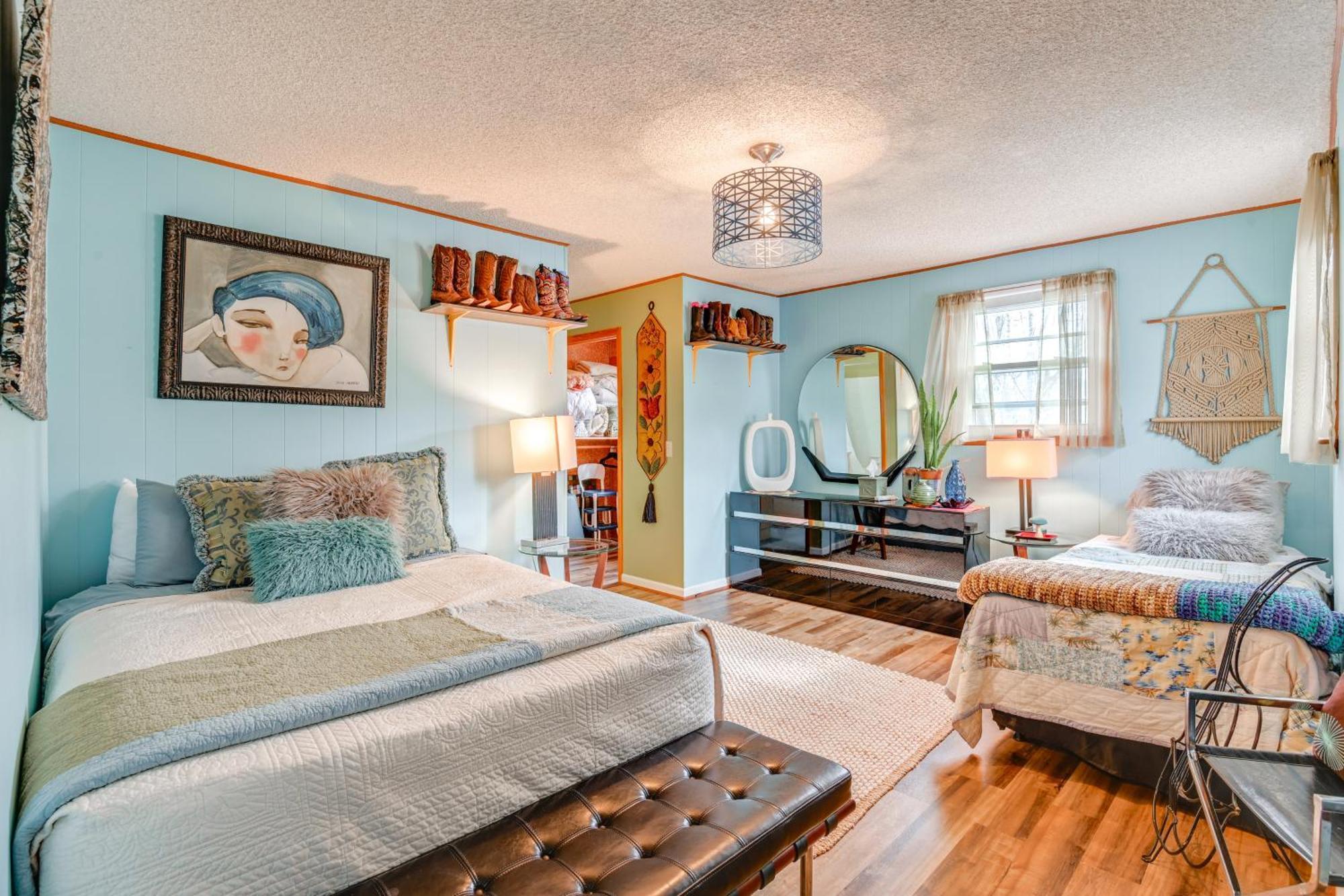 6 Mi To Downtown 70S-Themed Home In Nashville! Exteriér fotografie