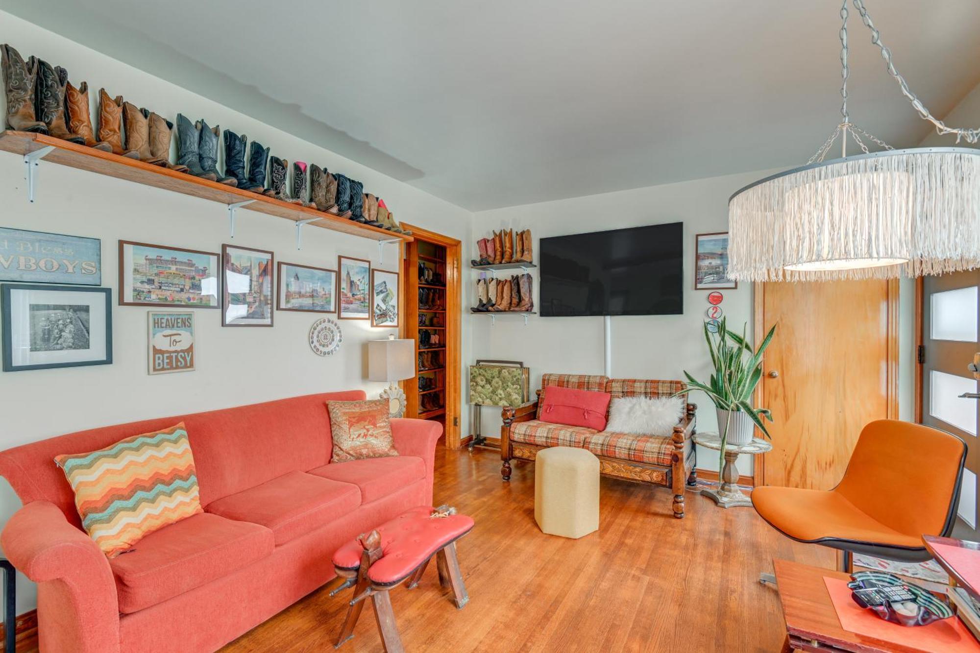 6 Mi To Downtown 70S-Themed Home In Nashville! Exteriér fotografie