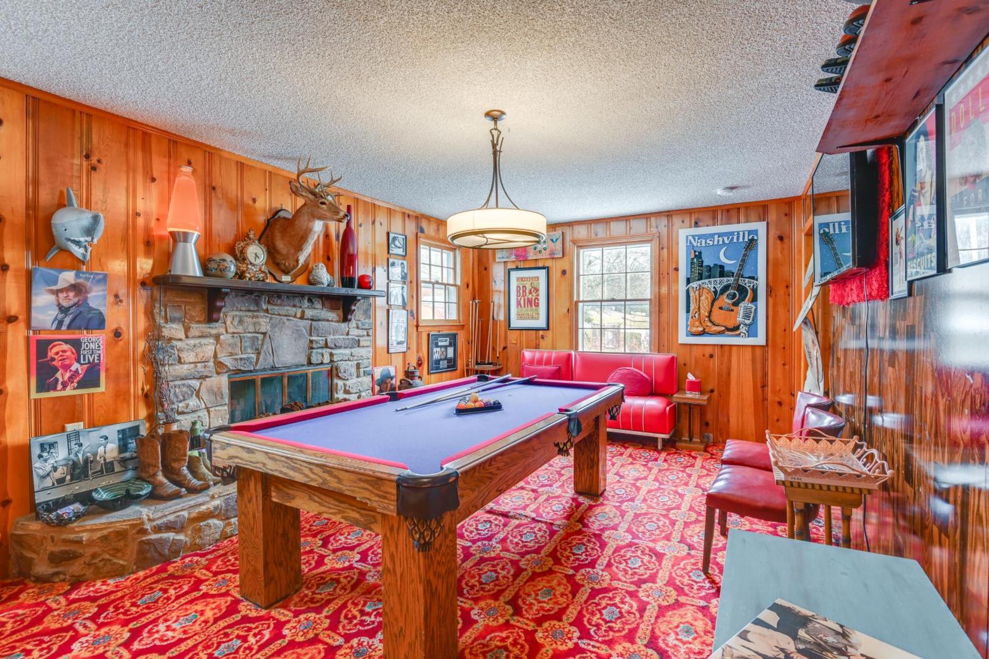 6 Mi To Downtown 70S-Themed Home In Nashville! Exteriér fotografie