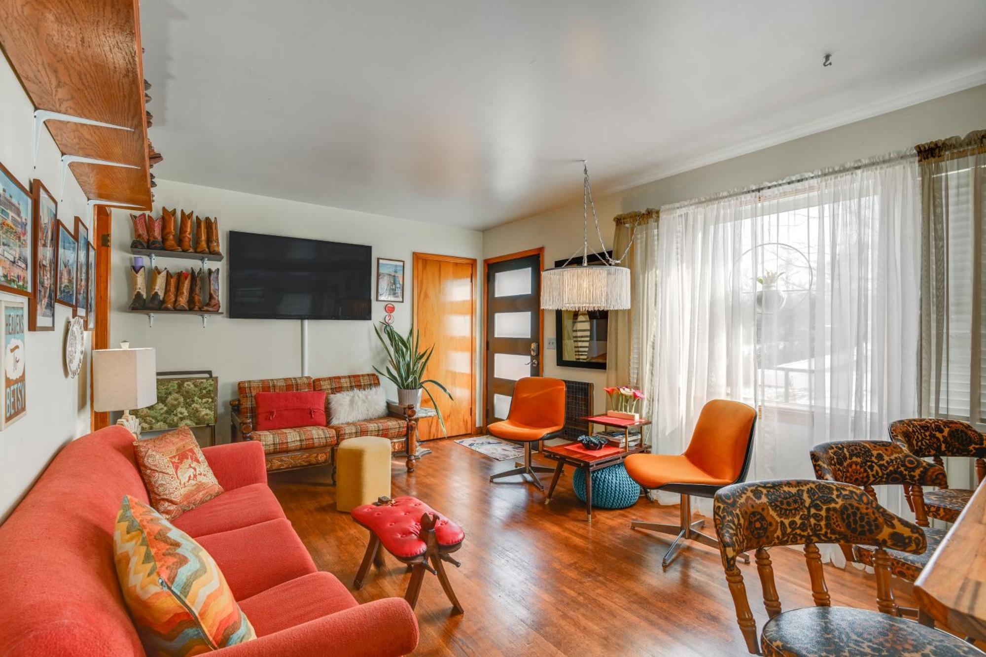 6 Mi To Downtown 70S-Themed Home In Nashville! Exteriér fotografie