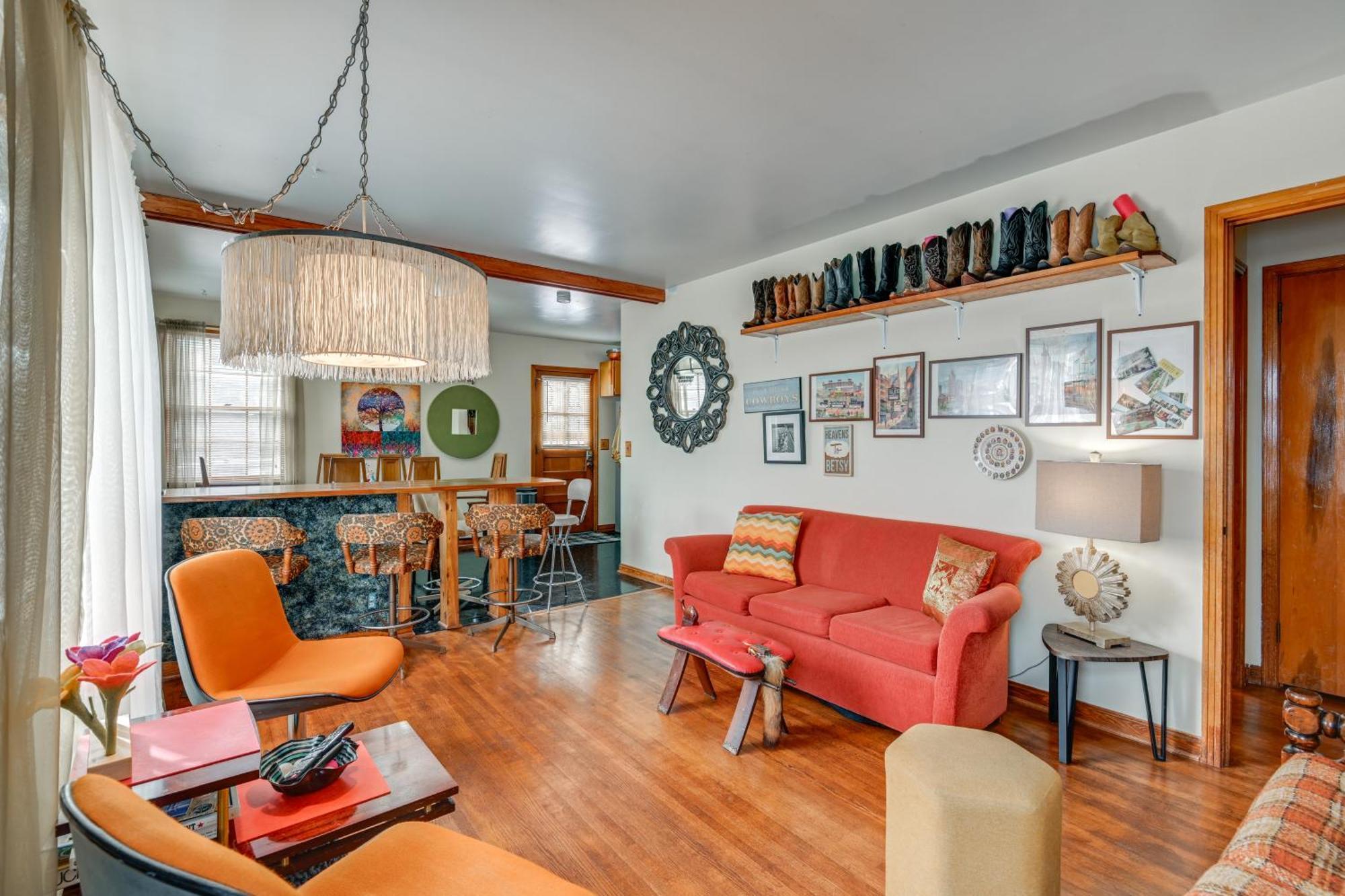6 Mi To Downtown 70S-Themed Home In Nashville! Exteriér fotografie