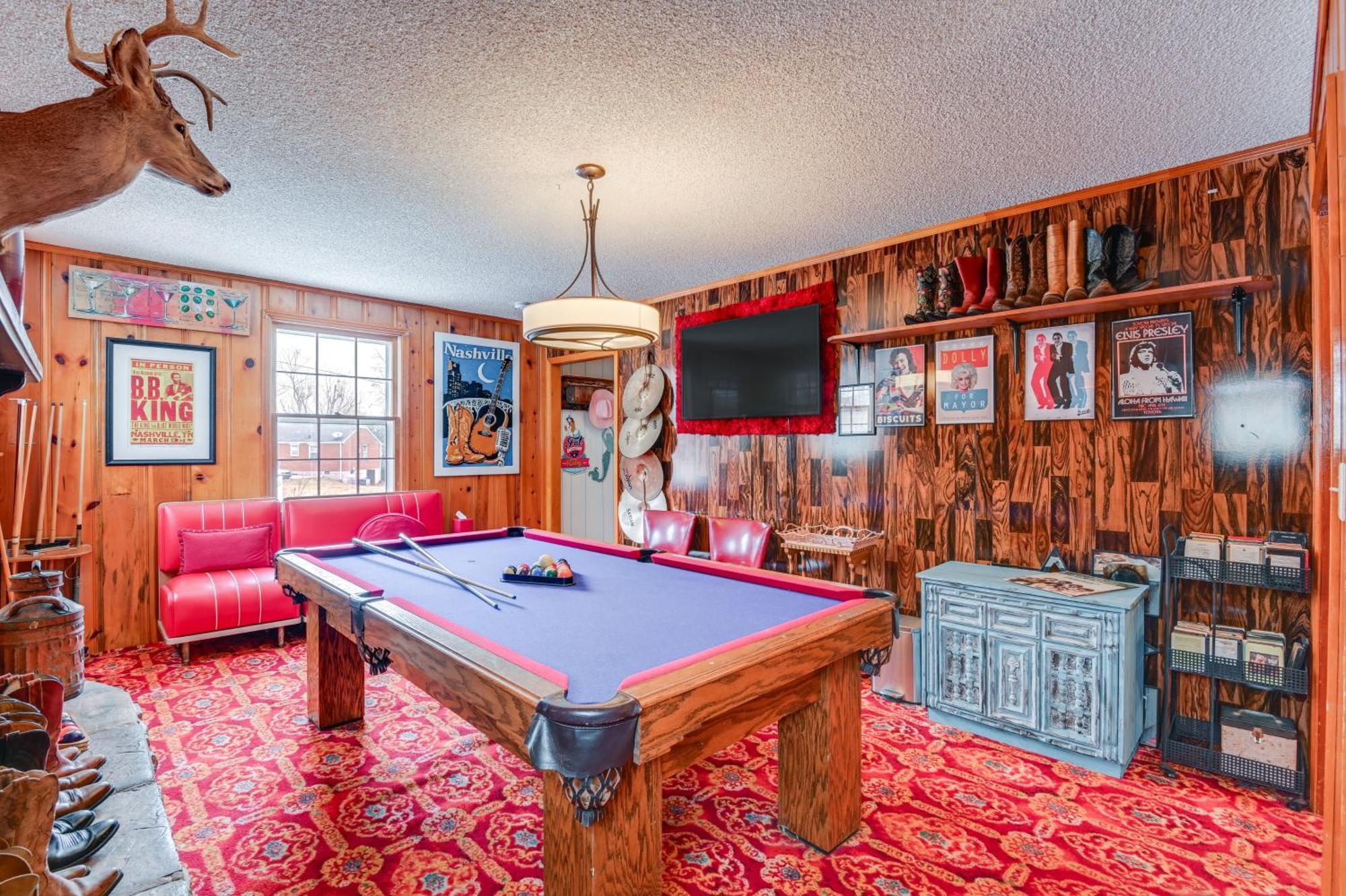 6 Mi To Downtown 70S-Themed Home In Nashville! Exteriér fotografie